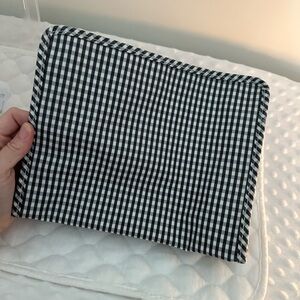 Black and White Gingham Clutch
